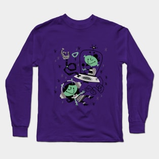 Jazzy space beatniks Long Sleeve T-Shirt